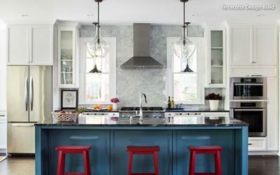 Red, White & Blue Kitchens
