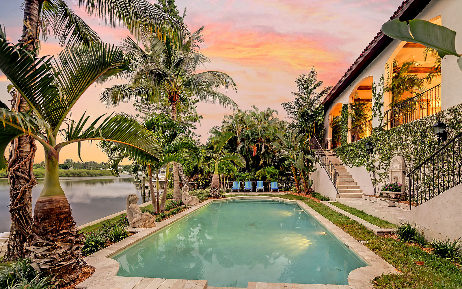 Sarasota Luxury Real Estate Before Photo Pool