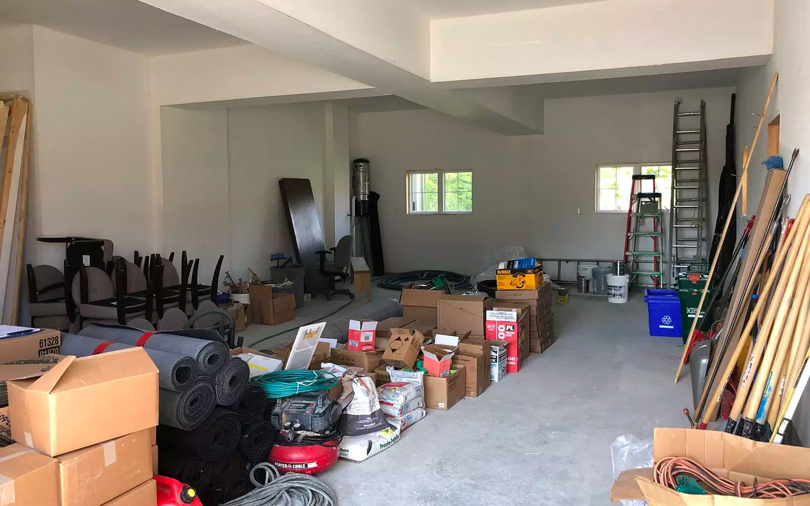 Luxury Garage Makeover Before