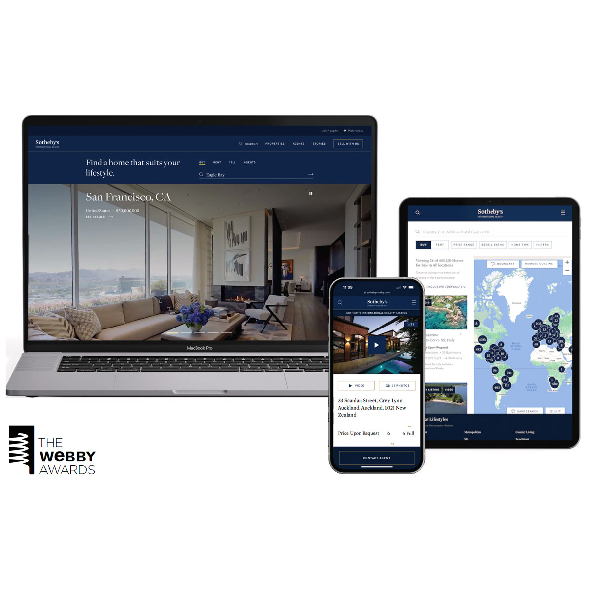 Sotheby's Luxury Real Estate Website