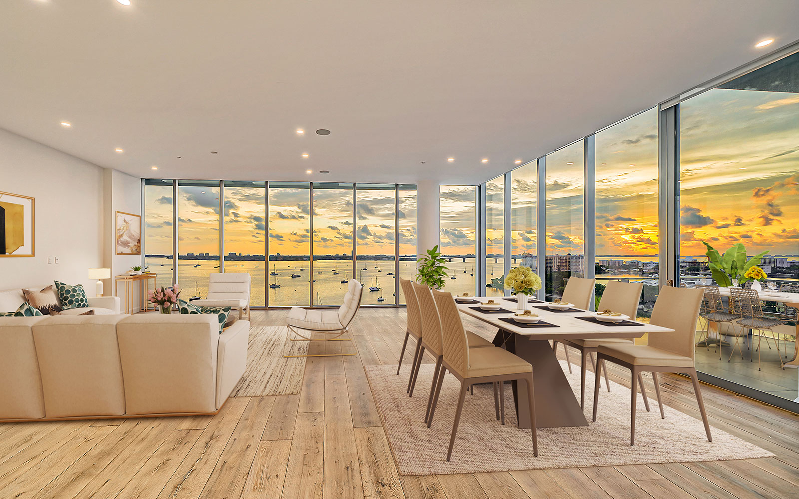 Downtown Sarasota Luxury Condo Bay Views