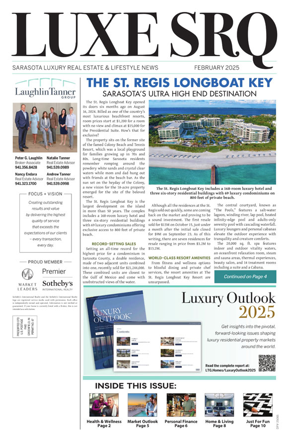 Luxe SRQ Real Estate Newspaper