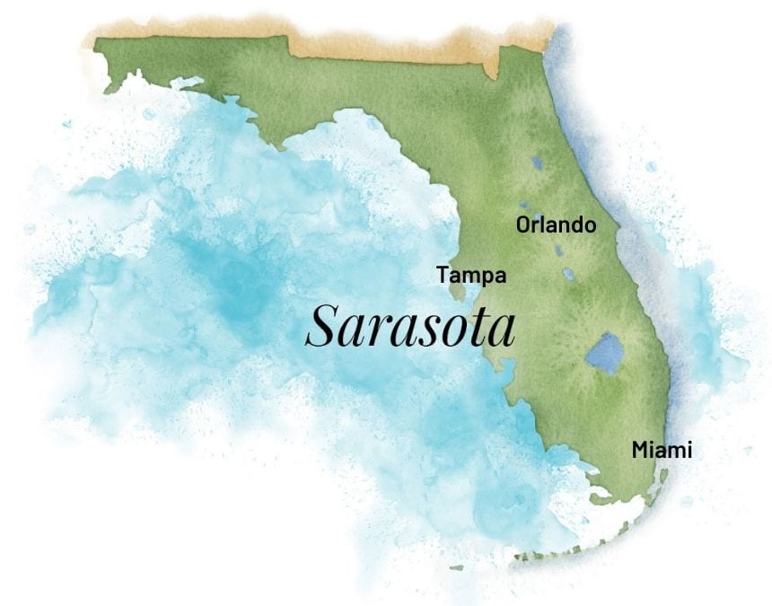Sarasota Florida Map