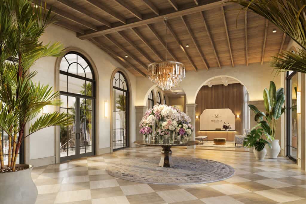 Mira Mar Residences Sarasota Lobby