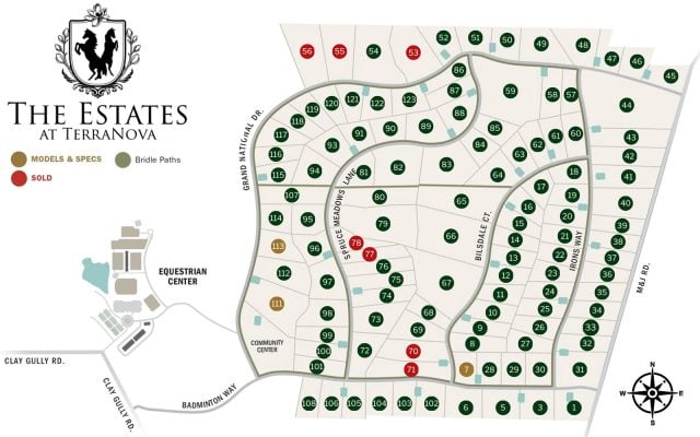 The Estates at TerraNova Siteplan