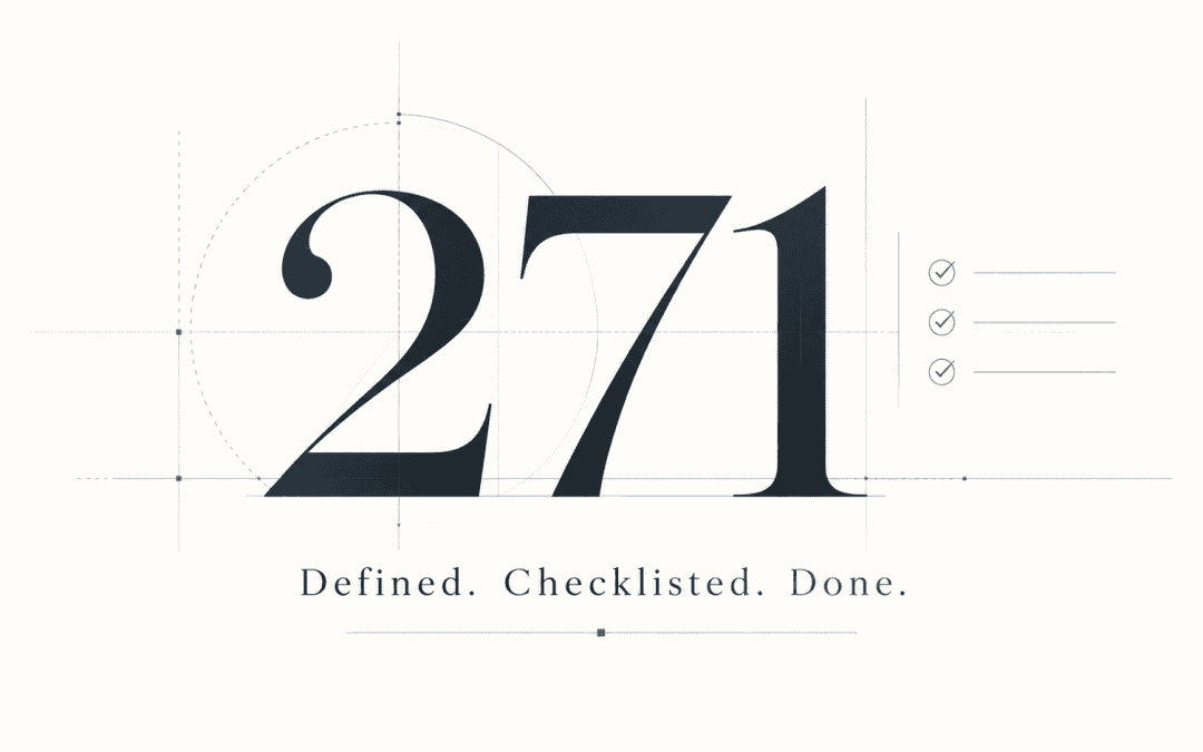271 Promises. From Listing to Sold.